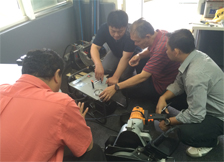 Training The Client How to Use The Butt Fusion Welding Machine