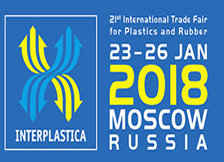 2018 Interplastica will take place from 23 to 26 January 2018 in Moscow